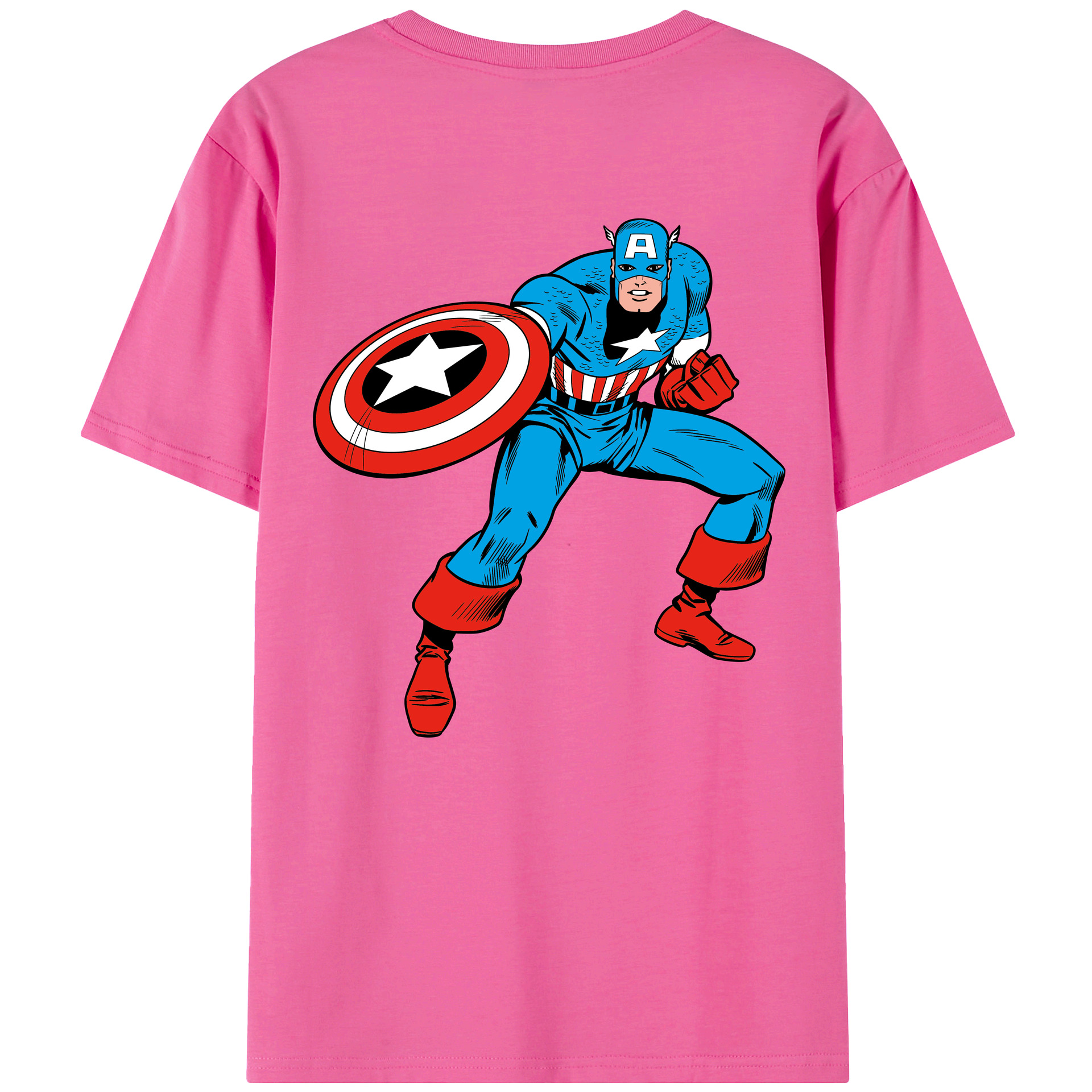 （画像用） アベンジャーズ The Avengers レディース半袖Tシャツ(バックプリント)